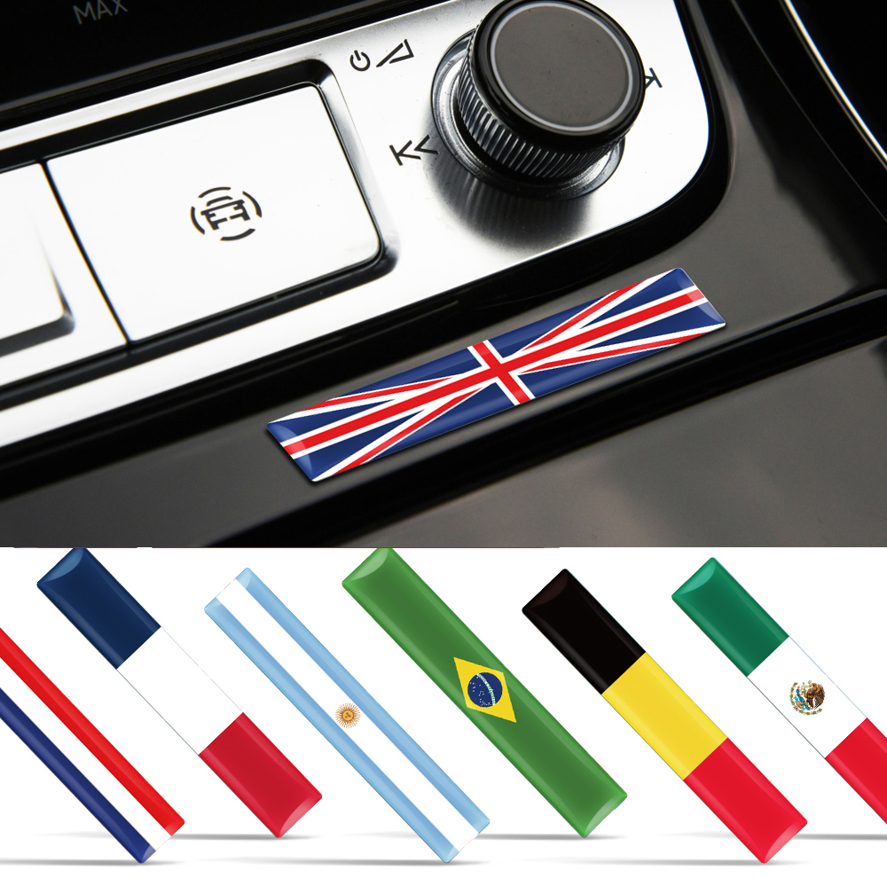 4pcs 3D Epoxy Flag Badge Auto  - Motorcycle Gear Auto ulasan dan harga