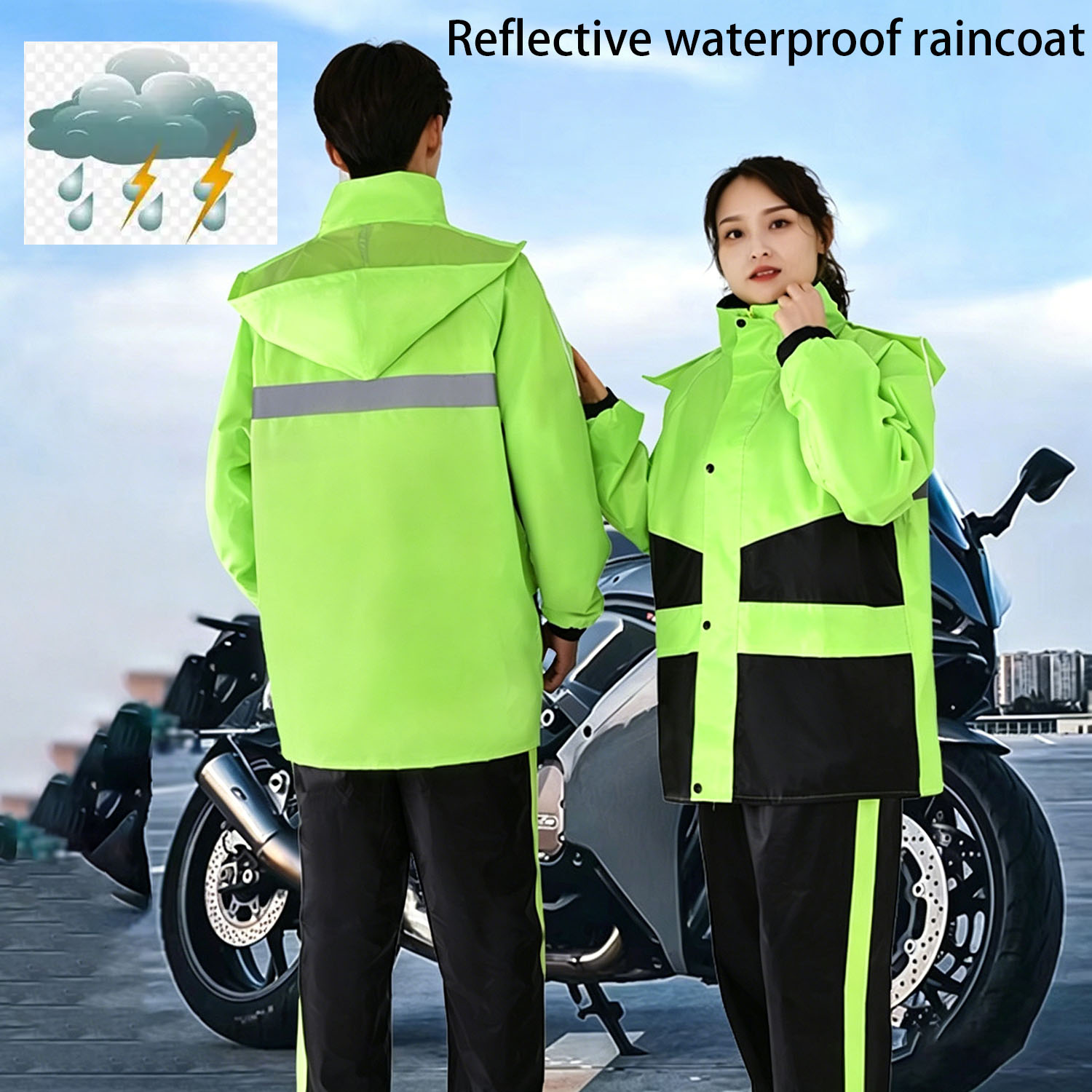 Motorcycle Raincoat Suits Men  - Motorcycle Gear Mens ulasan dan harga