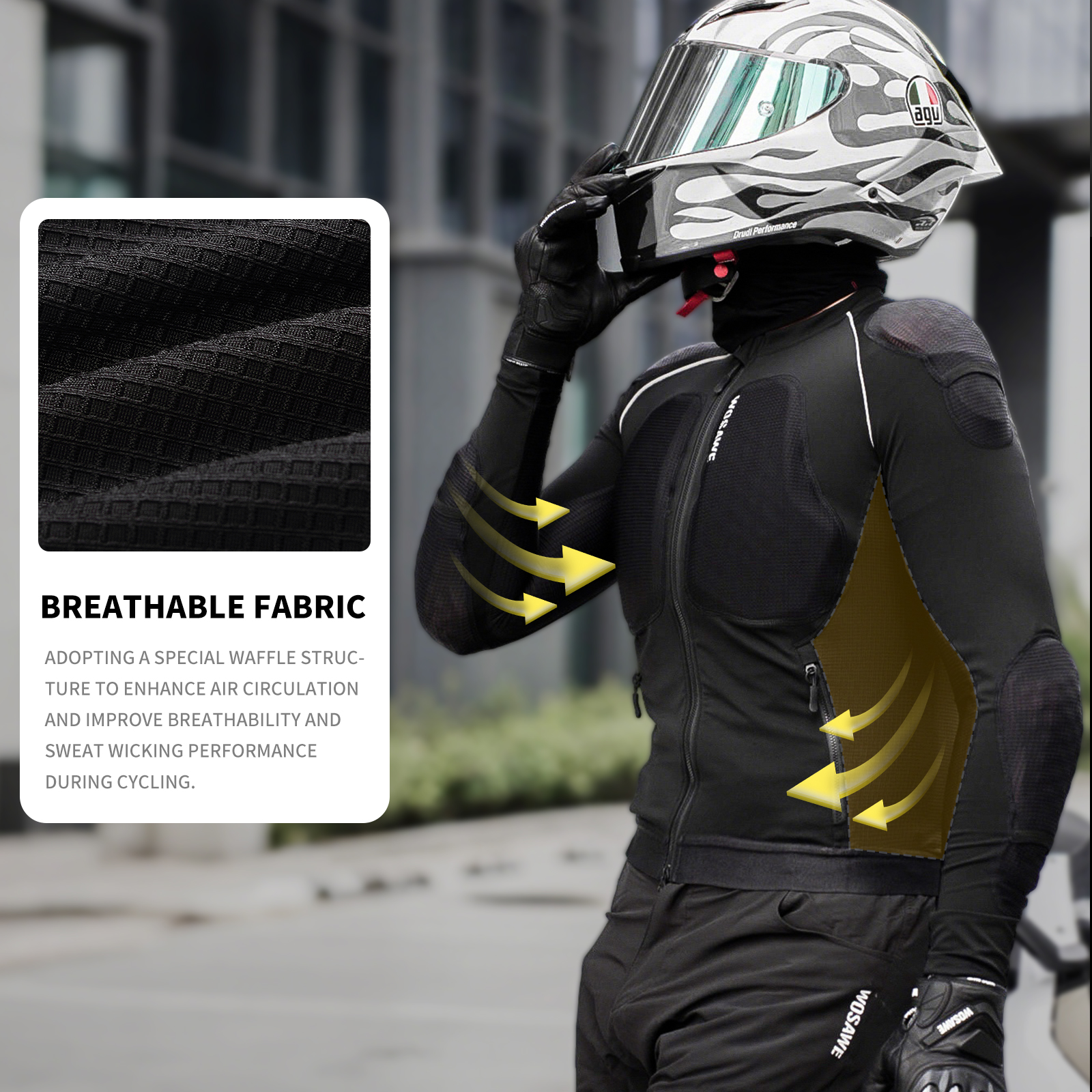 WOSAWE Men Motorcycle Riding J - Motorcycle Gear Mens ulasan dan harga