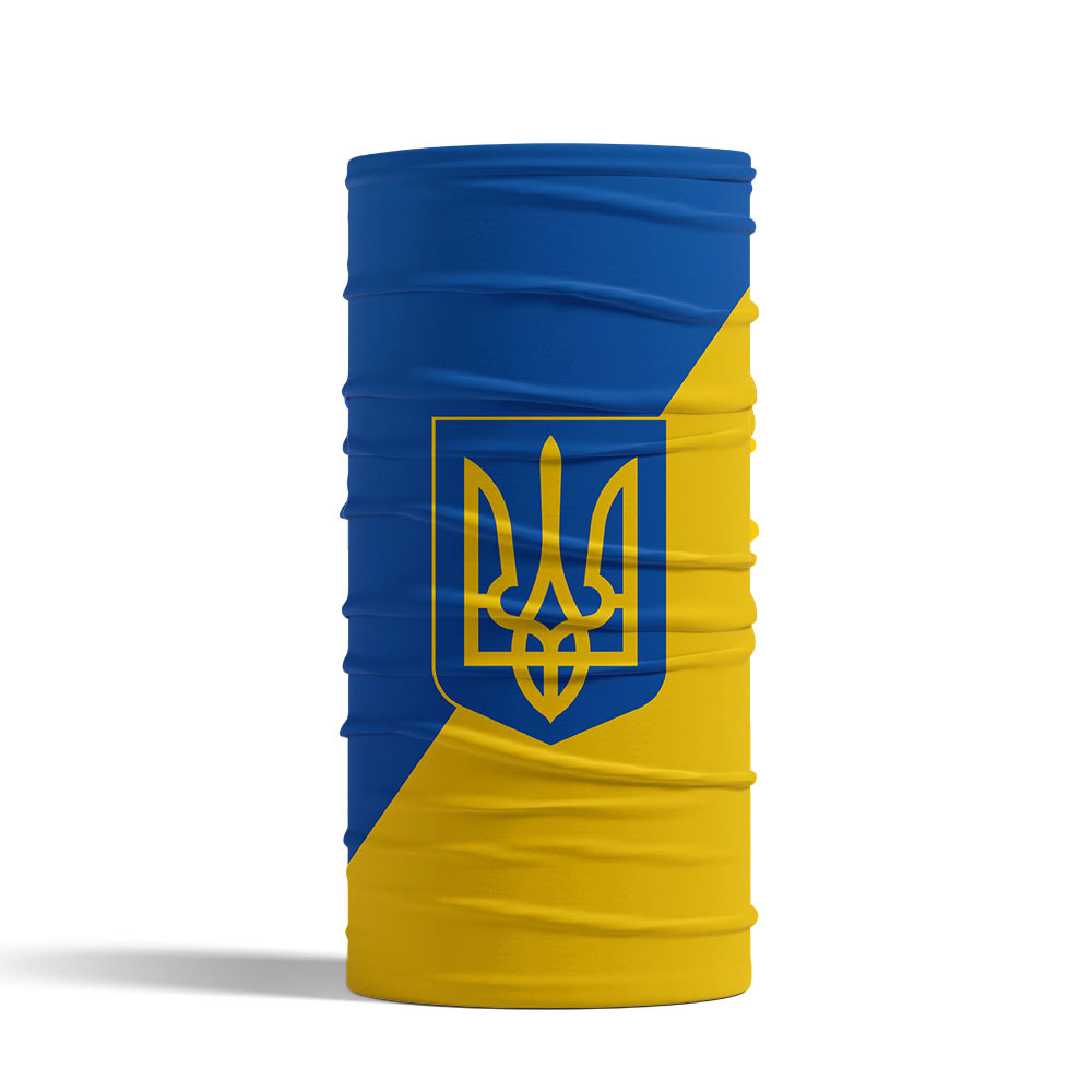 Ukraine Flag Pattern Bandana H - Motorcycle Gear Pattern ulasan dan harga