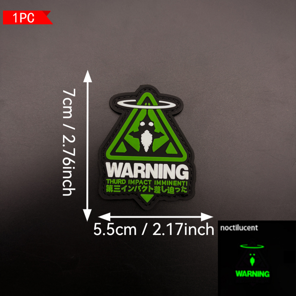 Sci-Fi Style Bilingual Warning - Motorcycle Gear Pattern ulasan dan harga