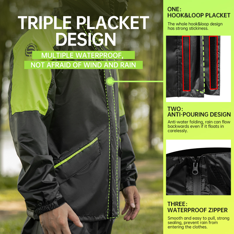 SFK Motorcycle Raincoat Rainpa - Motorcycle Gear Mens ulasan dan harga