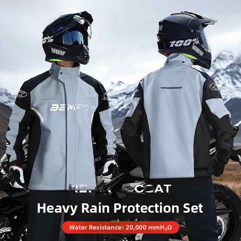 Adult Motorcycle Rain Suit Two - Motorcycle Gear Full Suit ulasan dan harga
