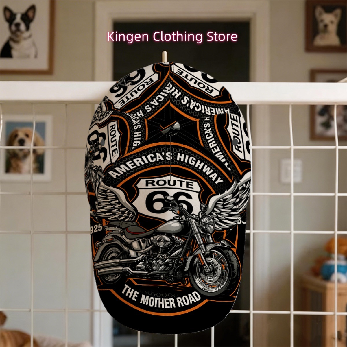1pc Route Motorcycle Retro Emb - Motorcycle Gear Pattern ulasan dan harga